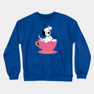 Dalmatian Teacup Crewneck Sweatshirt